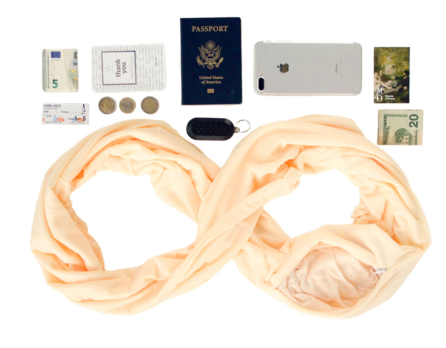 CREAM // Travel Scarf