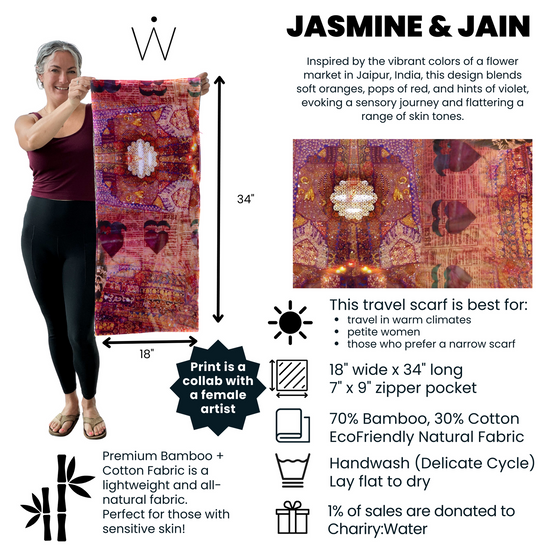 JASMINE & JAIN // Travel Scarf