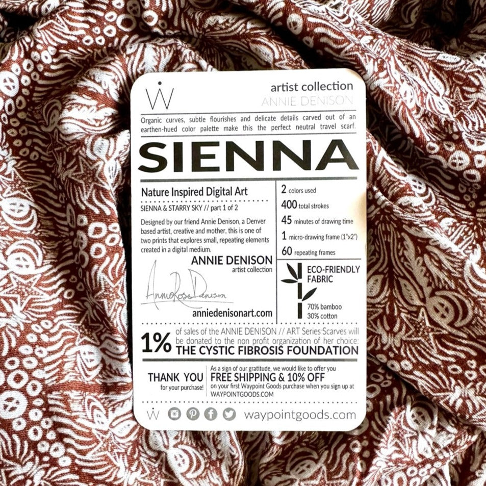 SIENNA // Travel Scarf