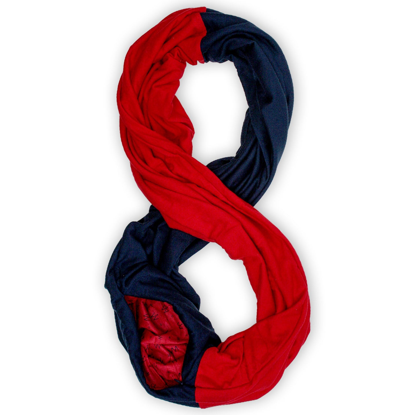 STADIUM Series Travel Scarf // Navy & Red