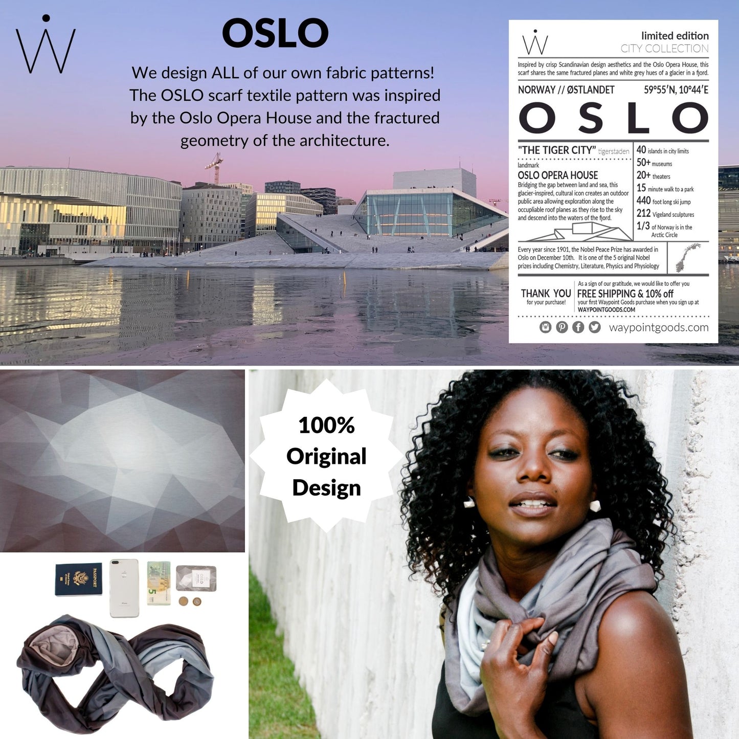 OSLO // Travel Scarf