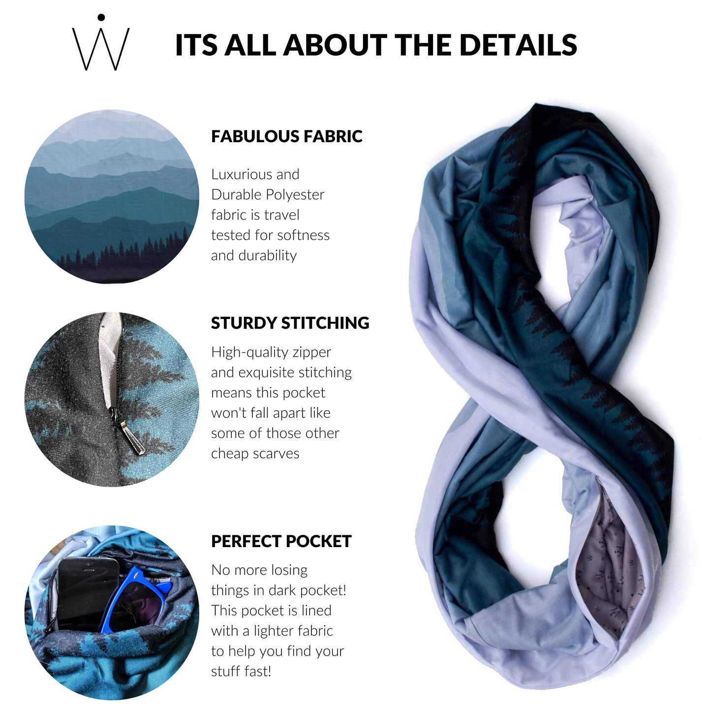 DENVER // Travel Scarf