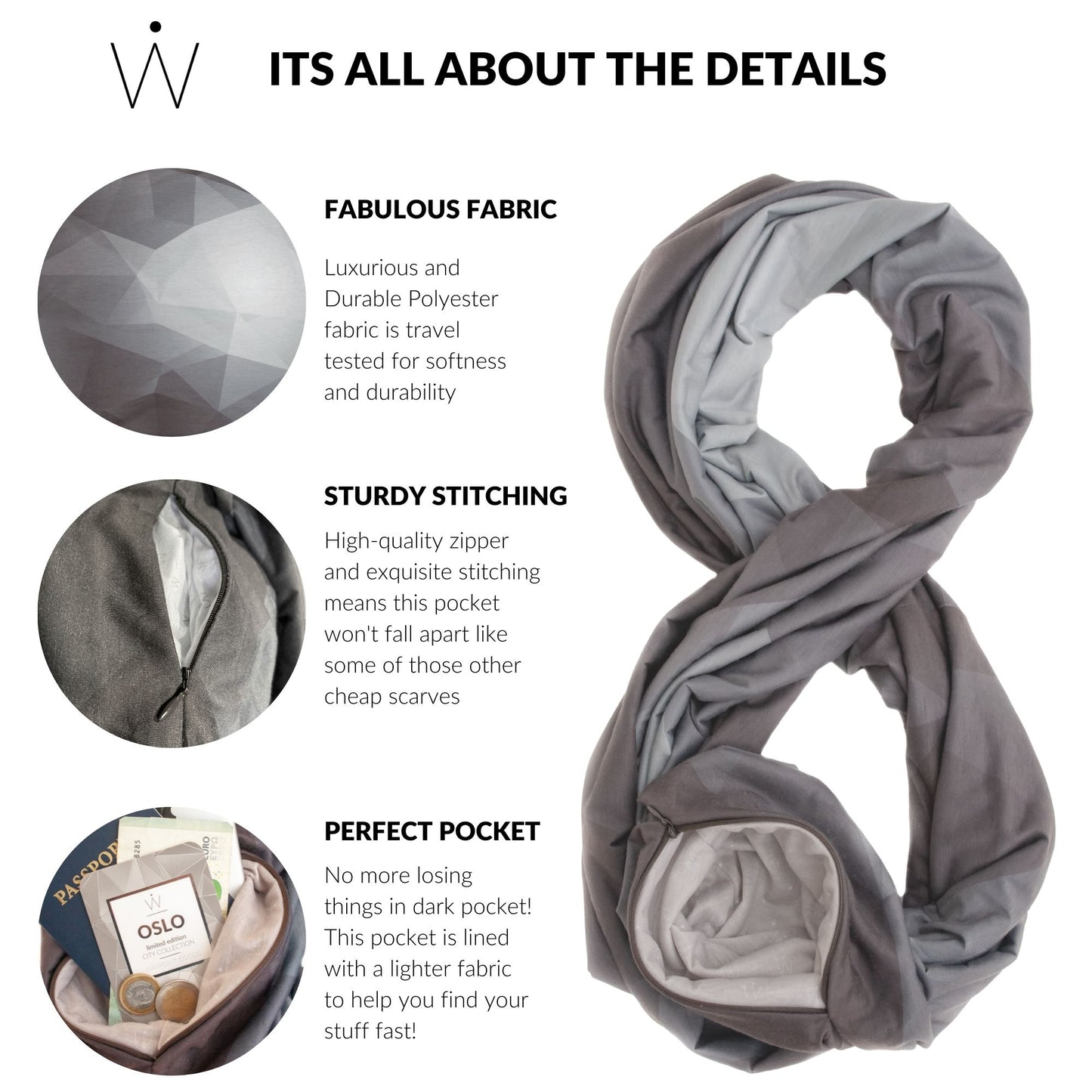 OSLO // Travel Scarf