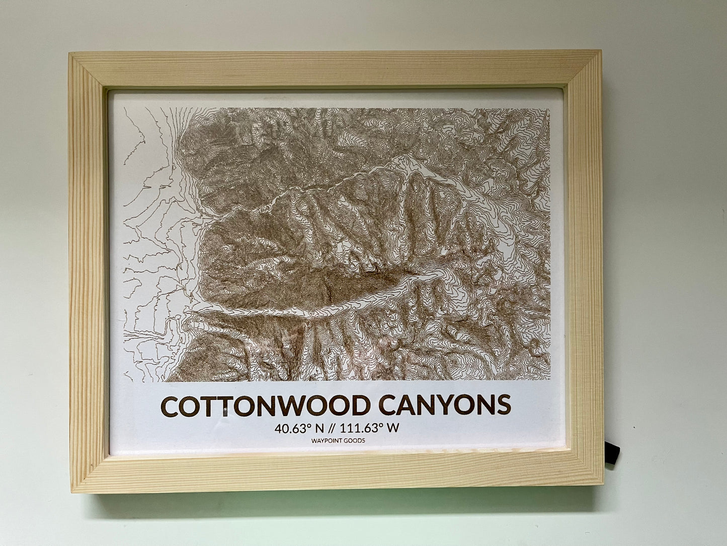 Cottonwood Canyons // Topo Map