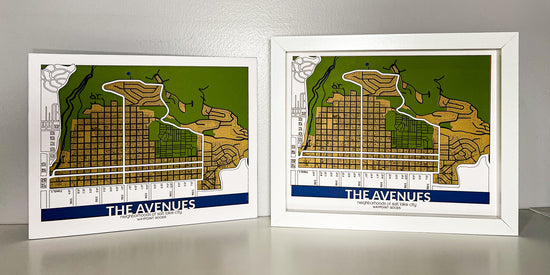 The Avenues // SLC Neighborhood Map