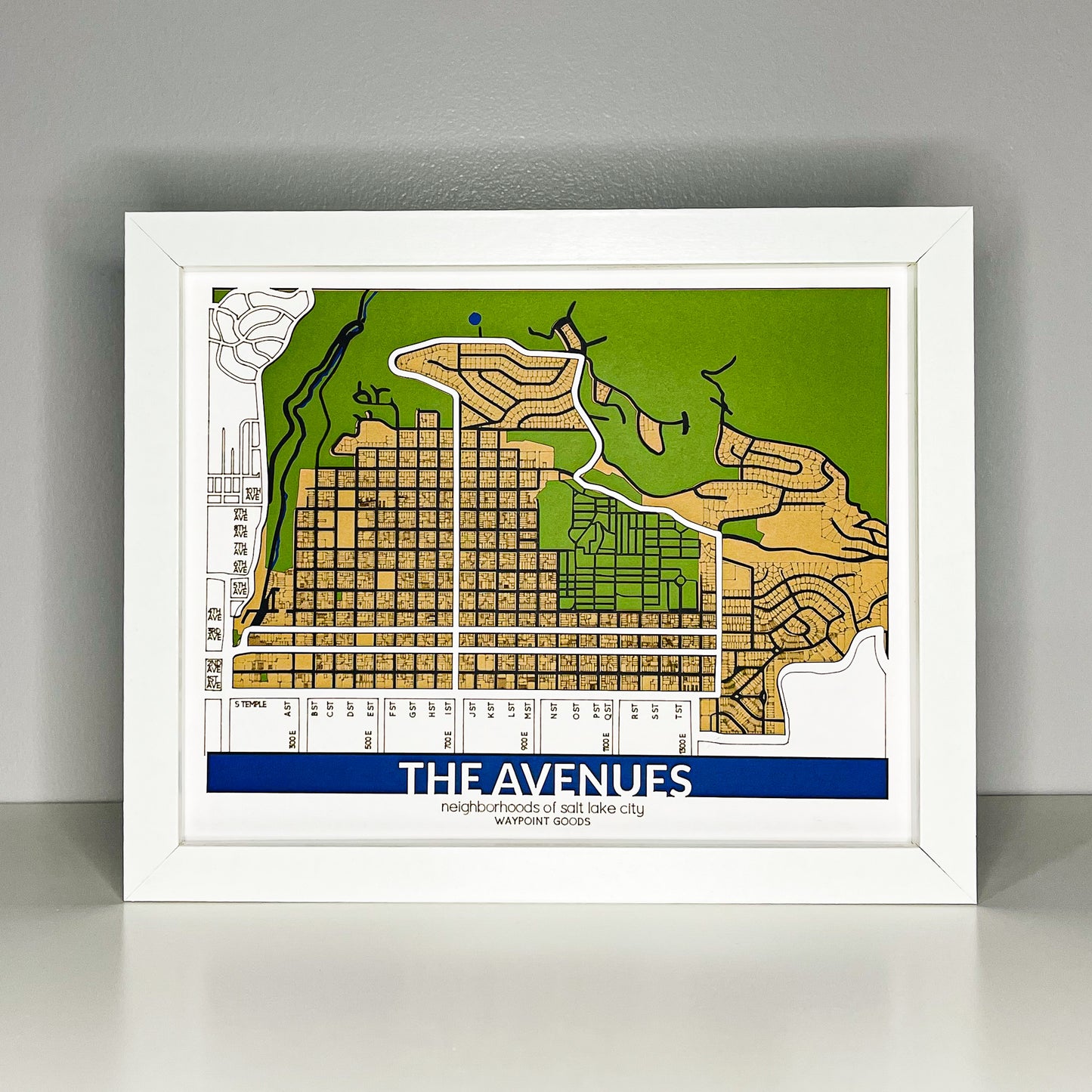 The Avenues // SLC Neighborhood Map