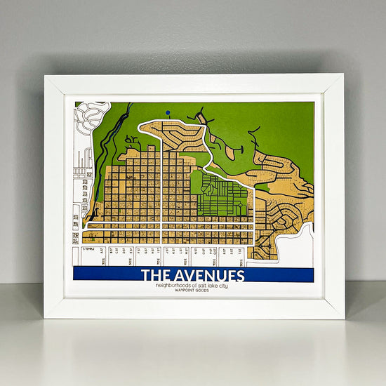 The Avenues // SLC Neighborhood Map
