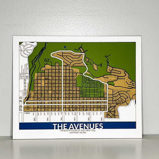 The Avenues // SLC Neighborhood Map