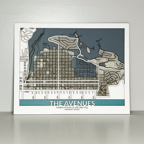 The Avenues // SLC Neighborhood Map
