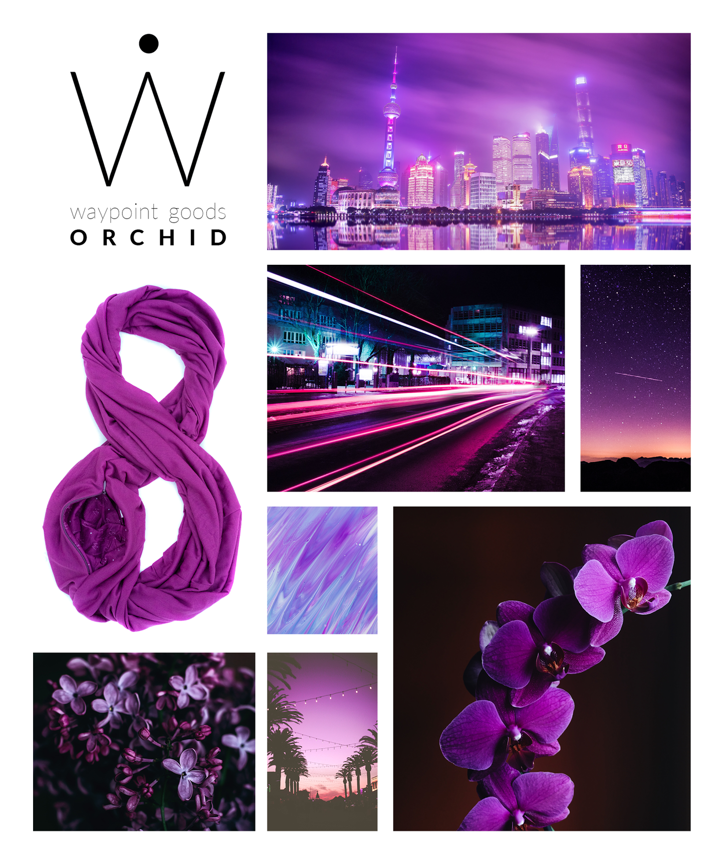 ORCHID // Travel Scarf