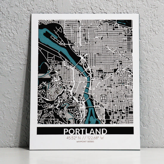 PORTLAND // City Map // Custom