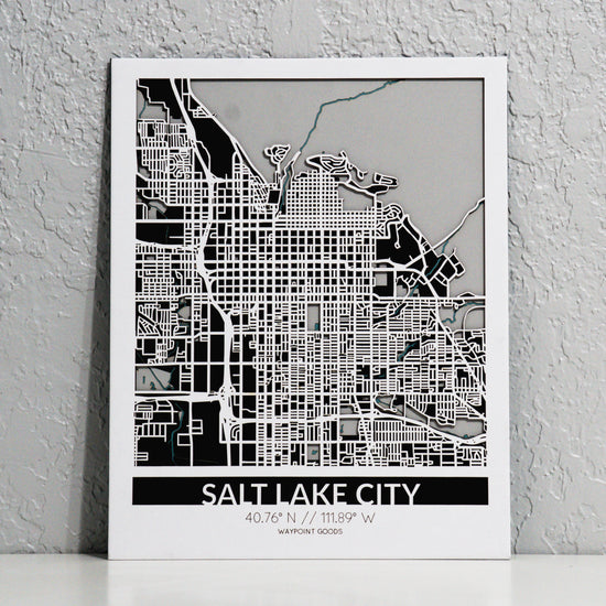 SALT LAKE CITY // City Map // Custom