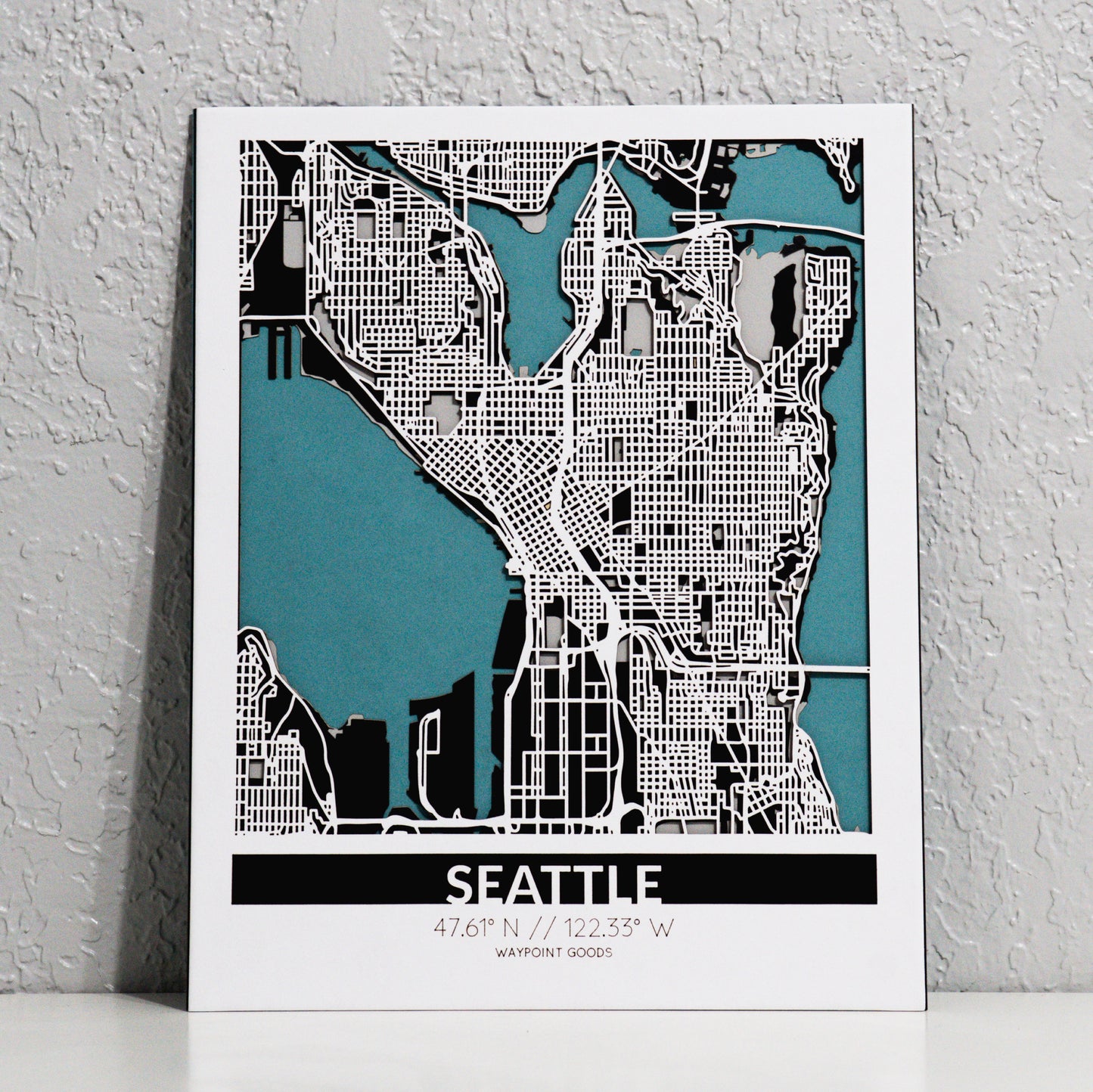 SEATTLE // City Map // Custom