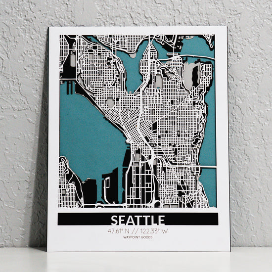Load image into Gallery viewer, SEATTLE // City Map
